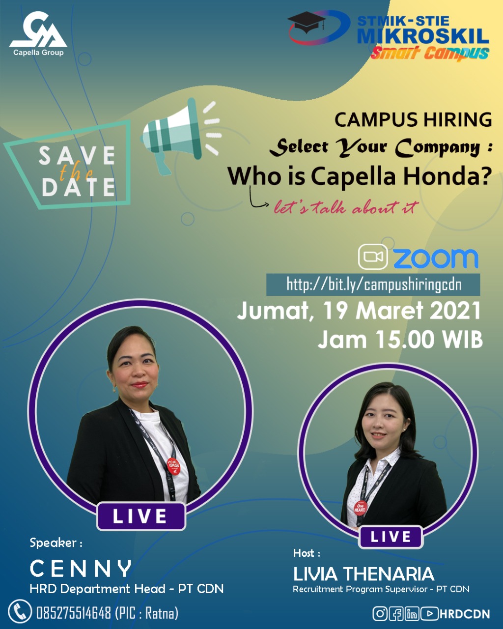 Campus Hiring PT. Capella Dinamik Nusantara (Capella Group)